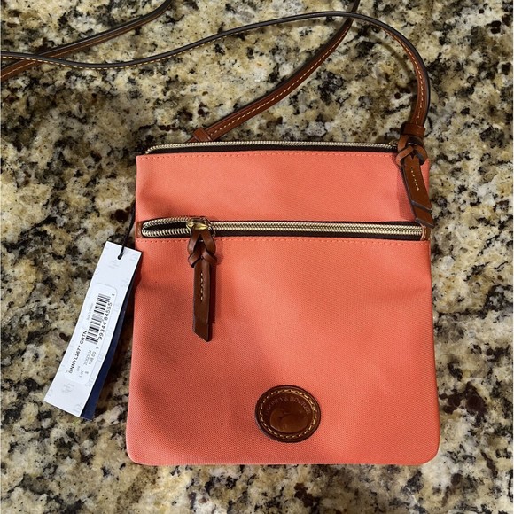 Dooney And Bourke Nylon Double Zip Crossbody Bag with tags - Picture 2 of 15